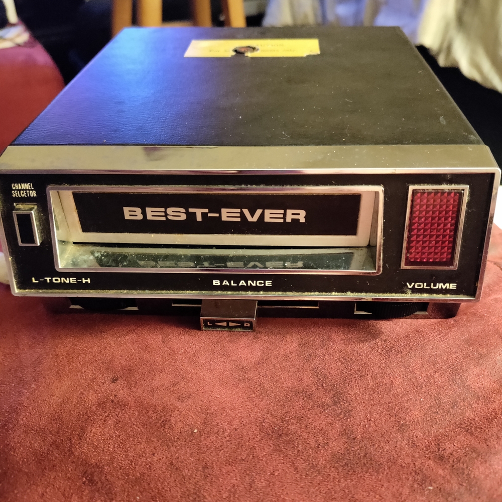 Black Car 8track Player